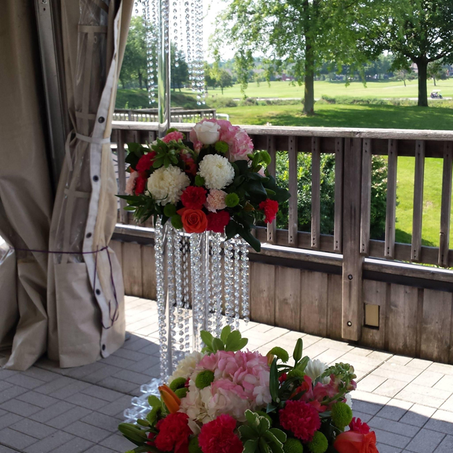 Add beauty with flowers